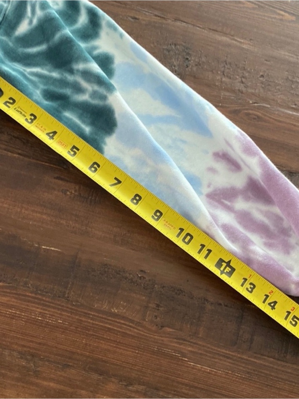 LUCKY BRAND Tie Dye cropped drawstring sweatshirt XS - Picture 7 of 12